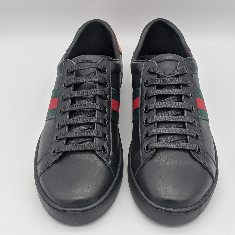Brand New Men's ace  Gucci leather sneakers